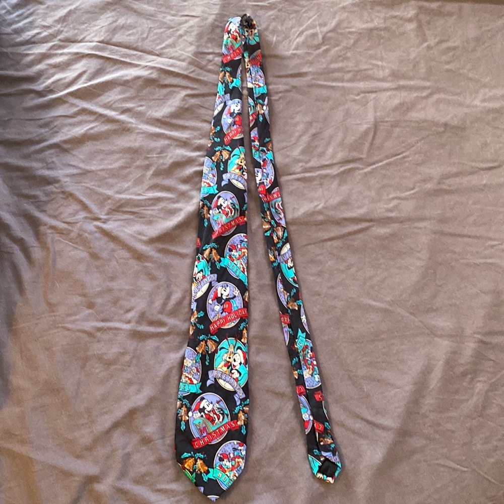 Christmas Mickey Mouse Disney Tie